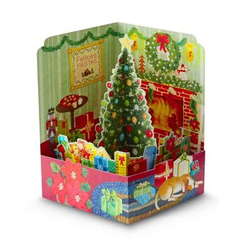 Carte de voeux Noël Pop up 3D - Ambiance de Noël 4