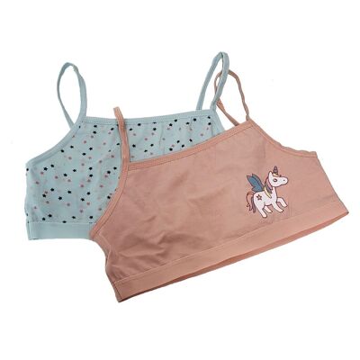 Kids underwear - Various 2-sets crop tops for kids - bustiers