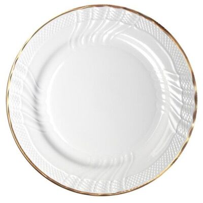 Presentation Plate cm.31 Gold wire shell