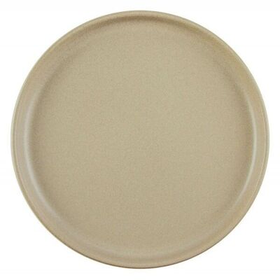 Dinner plate cm.22 Satin Stoneware col.Mole