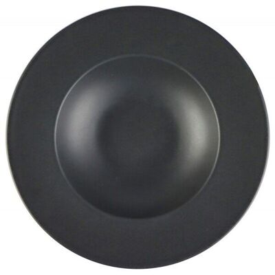 Plato para pasta cm.27 Gres Satinado col.Negro