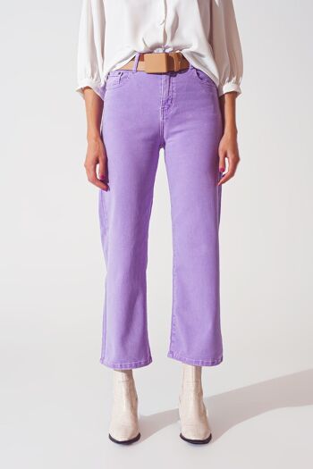 Jean large violet 4