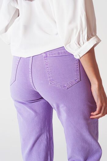 Jean large violet 6