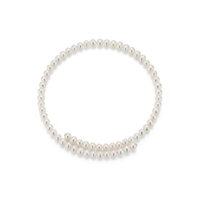 Pearl choker freshwater white