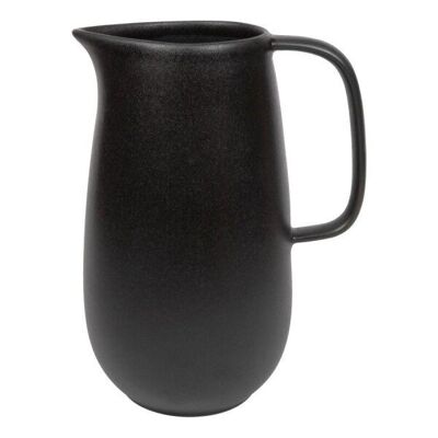 carafe d'un litre2 Grès Satiné col.Noir