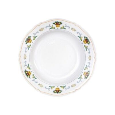 Assiette creuse cm.23 Méditerranée