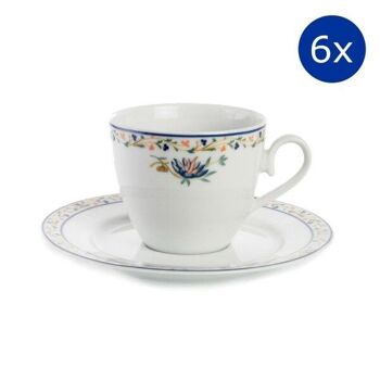 Service à thé 6 pièces Rex Flower