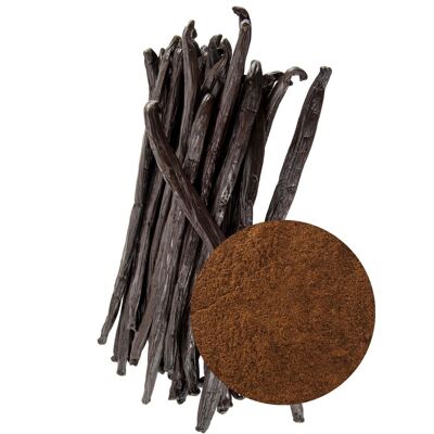 (150g) Polvere di VANIGLIA Bourbon del MADAGASCAR