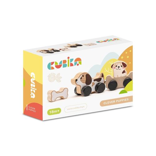 Wooden toy "Clever Puppies"