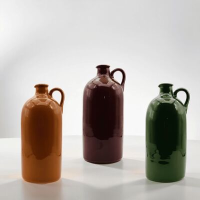 Carafe en céramique faite à la main d'Italie env. 1 litre