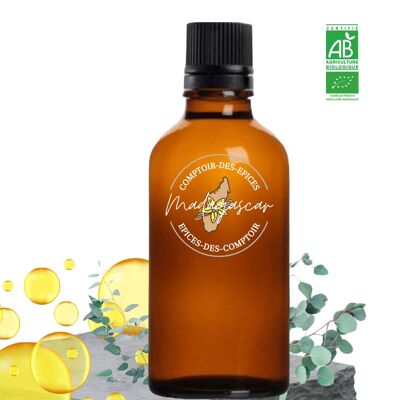 (100 mL) Lemon Eucalyptus Essential Oil from Madagascar Certified ORGANIC by Ecocert