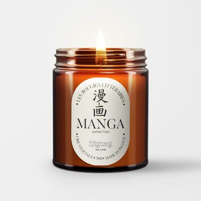 MANGA APOTHECARY JAR CANDLE (YUZU SCENT) MADE IN LILLE