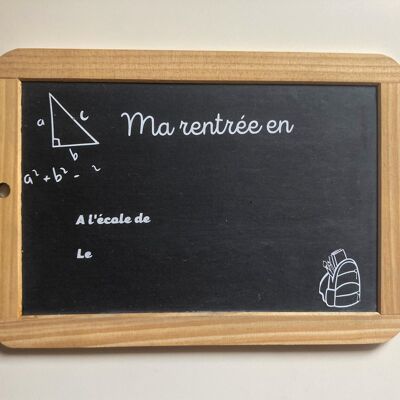 Ardoise rentée scolaire