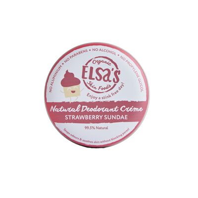 Strawberry Sundae Natural Deodorant Cream