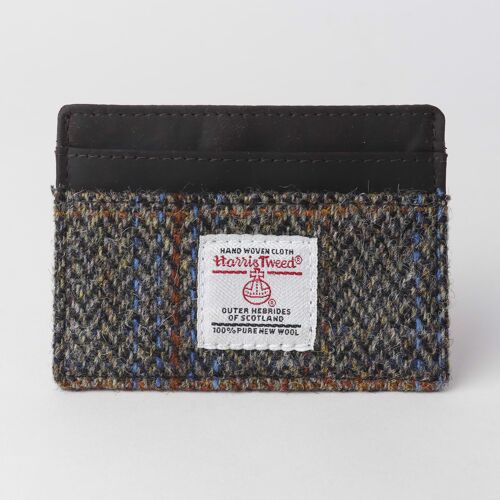 Brown Harris Tweed Card Holder