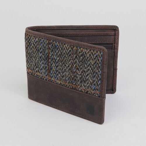 Brown Harris Tweed Wallet