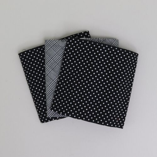 Black Spot/Grey Check Handkerchiefs