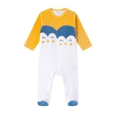 Boy Velvet Pajamas Body Penguin