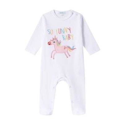 Pyjama Velours Fille Licorne