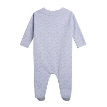 Pyjama Velours Bébé Garçon Bleu Clair 2