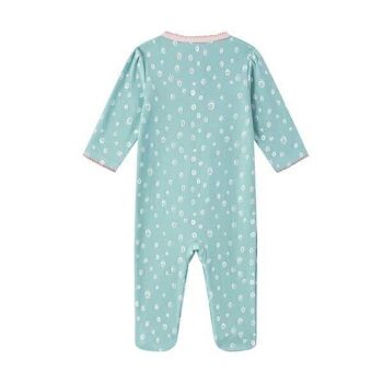 Pyjama avec pieds pour Fille Vert 2
