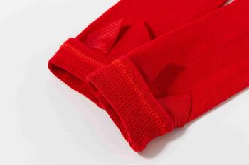 Chaussettes Hautes Avec Noeud Fille Rouge 3