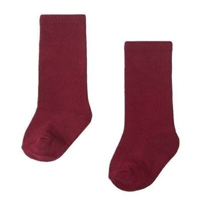 Medium Socks for Babies Maroon