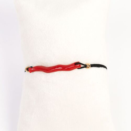 BRACELET BRIN CORAIL NOIR