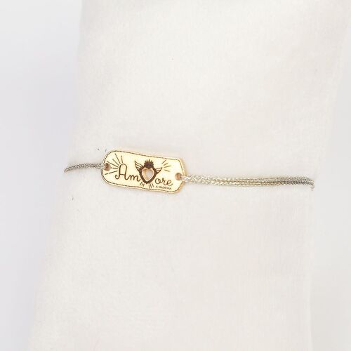 BRACELET CORDON AMORE DORE