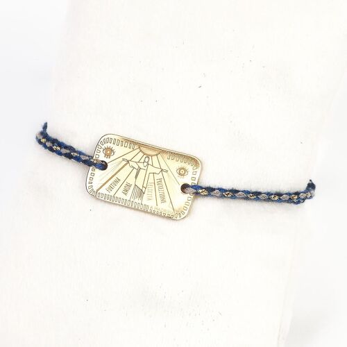 BRACELET AMULETTE CORCOVADO BLEU NUIT