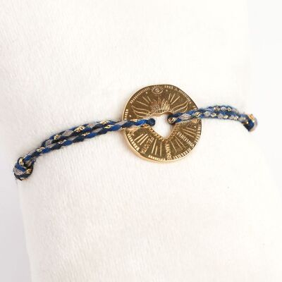 BRACCIALE AMULETO EX VOTO BLU NOTTE