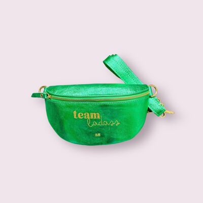 Team Badass Leder-Gürteltasche 💚