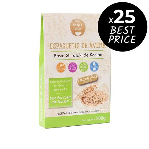 PACK 25 x Espaguetis konjac avena