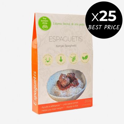 PACK 25 x Spaghettis de Konjac