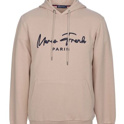 Fontaine: Hooded Sweatshirt With Embroidered Signature Logo