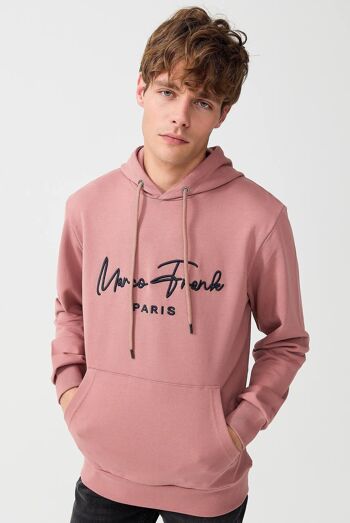 Fontaine : Sweat à Capuche Avec Logo Signature Brodé 2