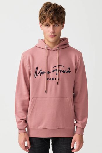 Fontaine : Sweat à Capuche Avec Logo Signature Brodé 8