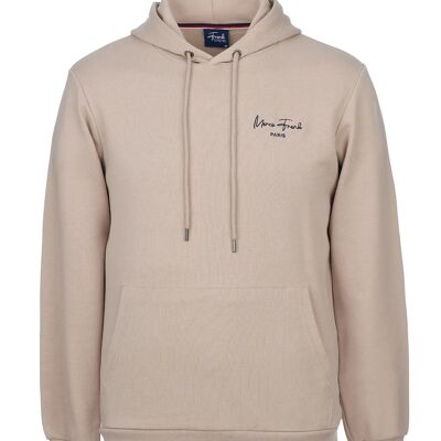 Hugh: Hoodie With Embroidered Signature Logo