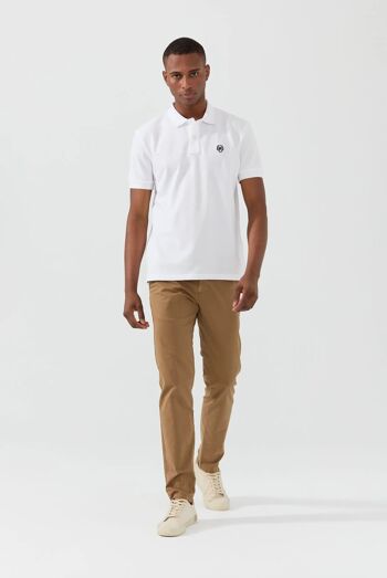 Harvey : Chino Regular Fit en Coton Stretch 3