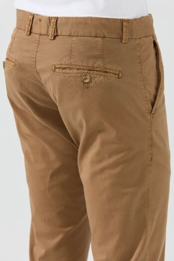 Harvey : Chino Regular Fit en Coton Stretch 5