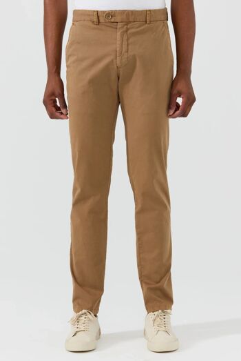 Harvey : Chino Regular Fit en Coton Stretch 6