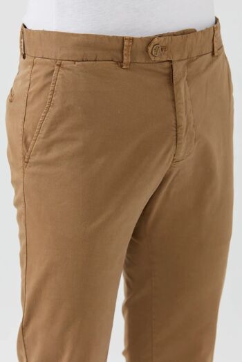 Harvey : Chino Regular Fit en Coton Stretch 7