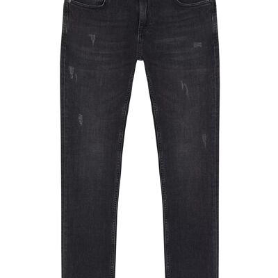 Kalman: Denim-Jeans mit normaler Passform und Rissdetails