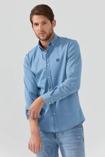 Wisconsin : Chemise en Jean Coupe Classique 2