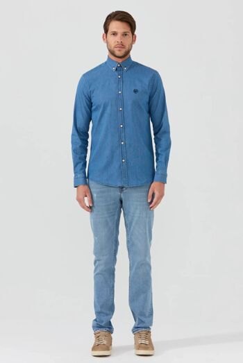 Wisconsin : Chemise en Jean Coupe Classique 7