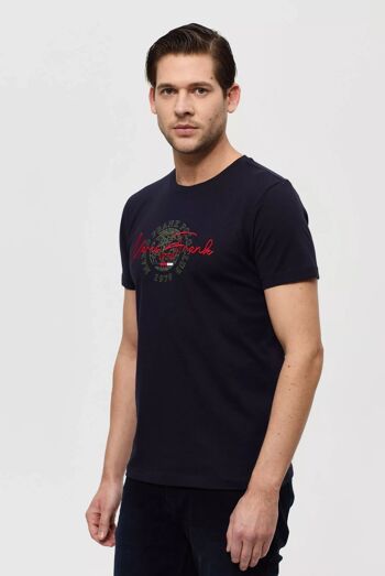 Daniel : T-shirt avec Logo Brodé et Imprimé 7