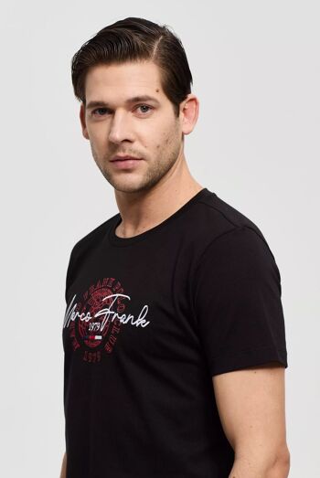 Daniel : T-shirt avec Logo Brodé et Imprimé 9