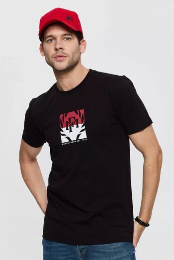 Liam : T-Shirt avec Logo Bicolore Imprimé 10