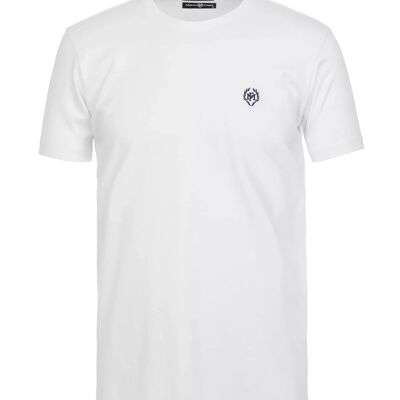 Maxence: T-shirt with Embroidered Crown Logo