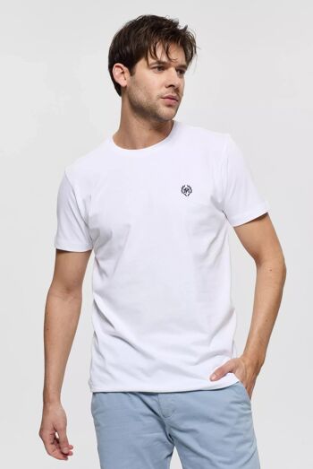 Maxence : T-shirt avec Logo en Couronne Brodé 8